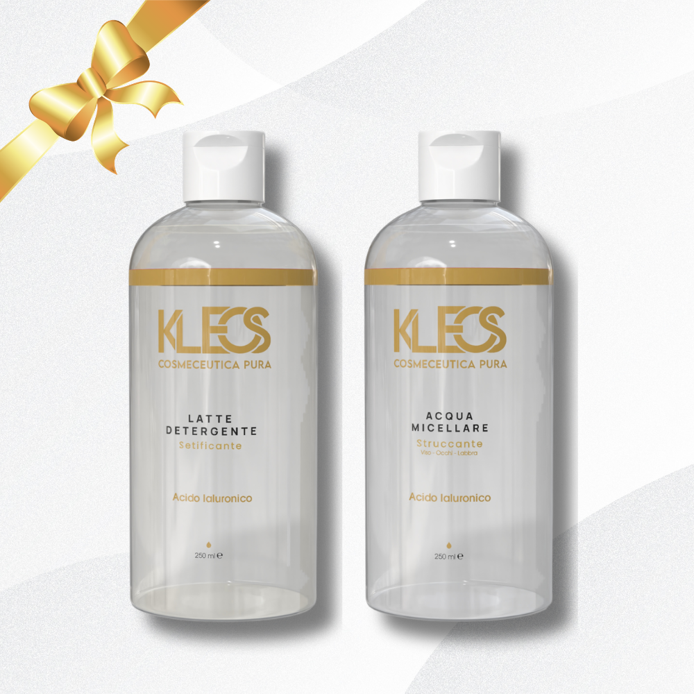 Gift Box detersione viso Latte detergente  e Acqua Micellare