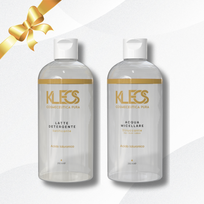 Gift Box detersione viso Latte detergente  e Acqua Micellare